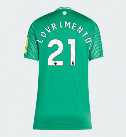 Newcastle United Tino Livramento #21 Bortedrakt Dame 2025-26 Korte ermer Newcastle United Tino Livramento #21 Bortedrakt Dame 2025-26 Korte ermer